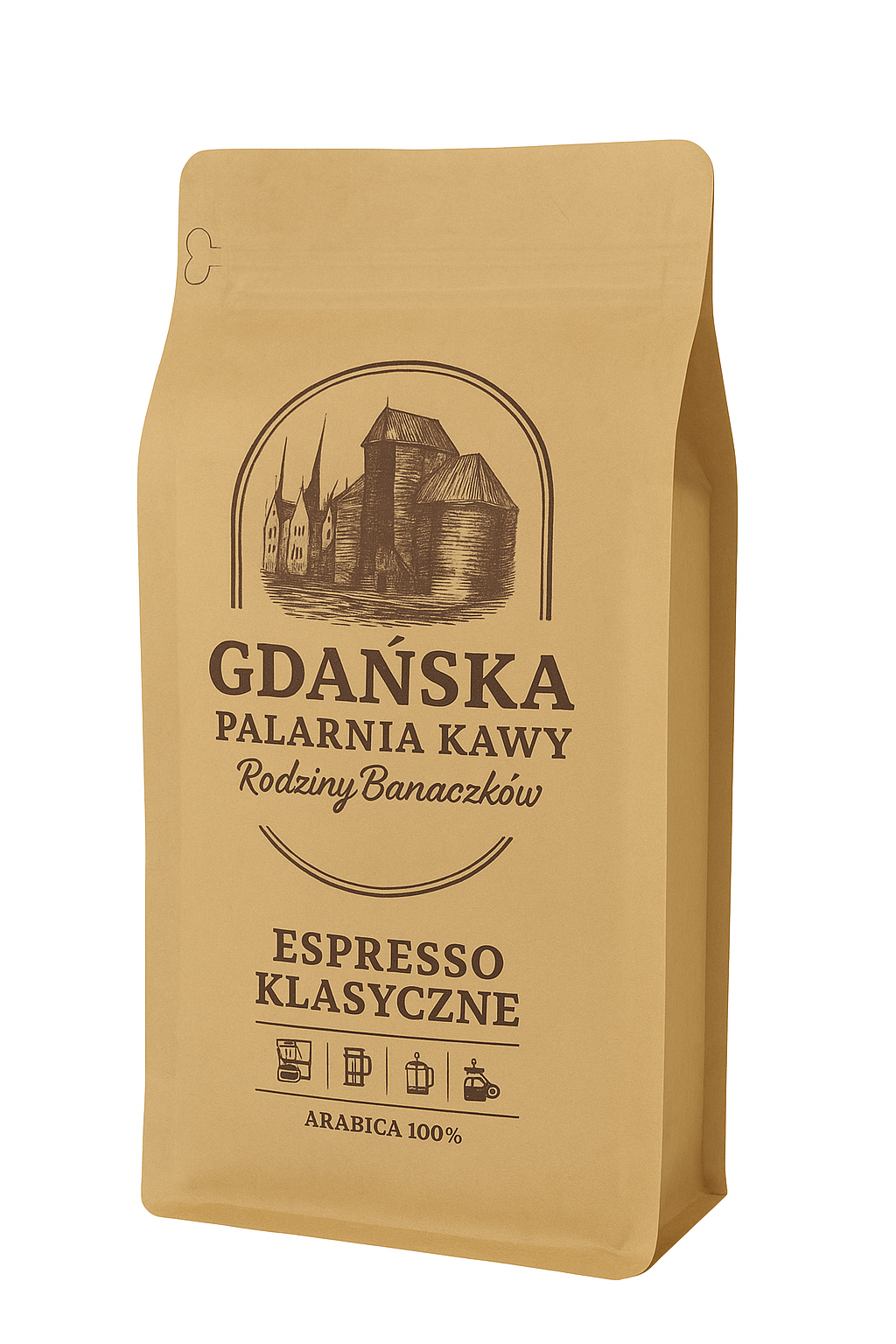 Espresso Klasyczne Espresso Klasyczne - Gdańska Palarnia Kawy - 1000 g - obrazek 1
