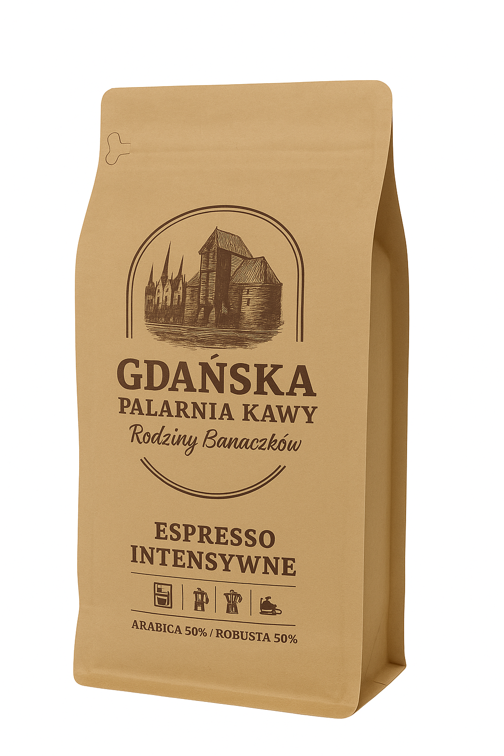 Espresso intensywne Espresso Intensywne - Gdańska Palarnia Kawy - 1000 g - obrazek 1