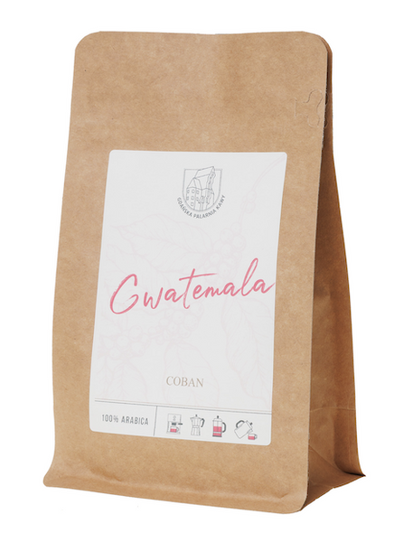 Gdanska-Palarnia-Kawy-Gwatemala-Coban-Kawa-w-ziarnach paczka kawy Gwatemala
