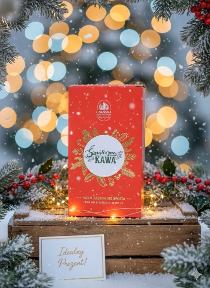 IMG_3766 Kawa Świąteczna kartonik - Gdańska Palarnia Kawy - 200 g - obrazek 1